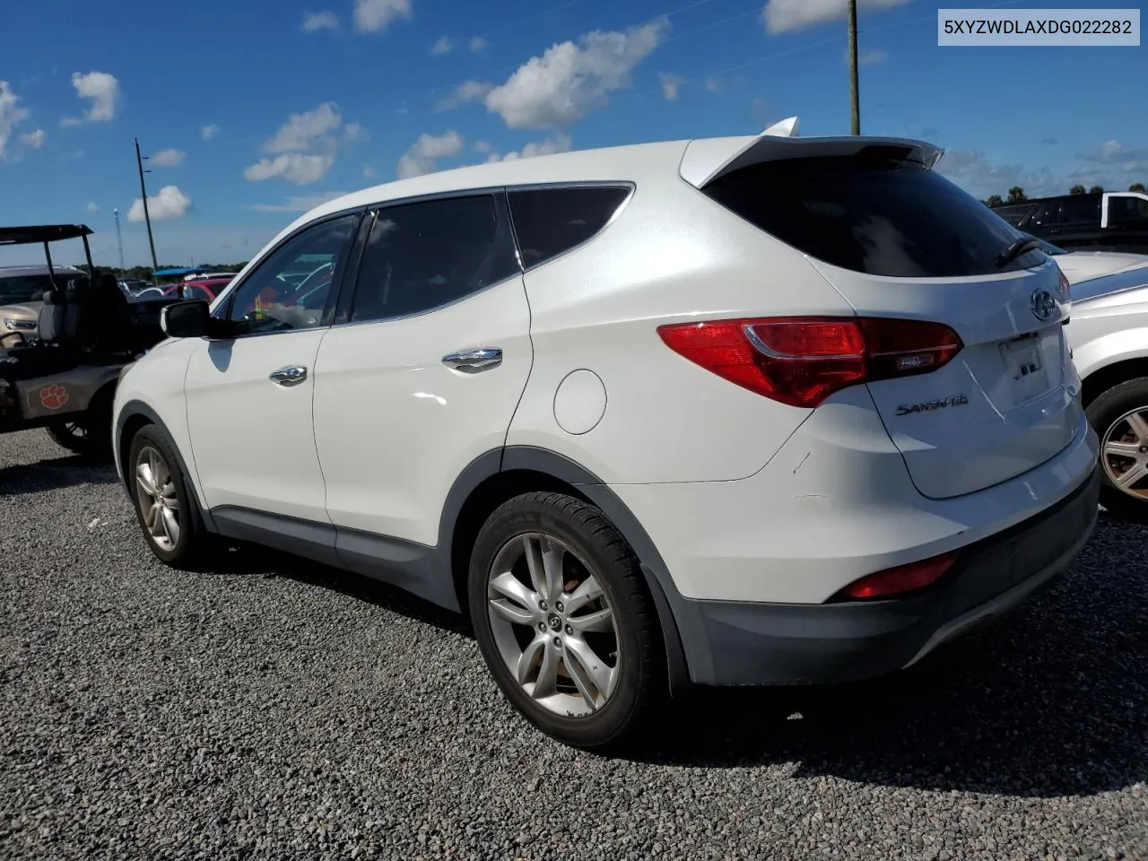 2013 Hyundai Santa Fe Sport VIN: 5XYZWDLAXDG022282 Lot: 74399394