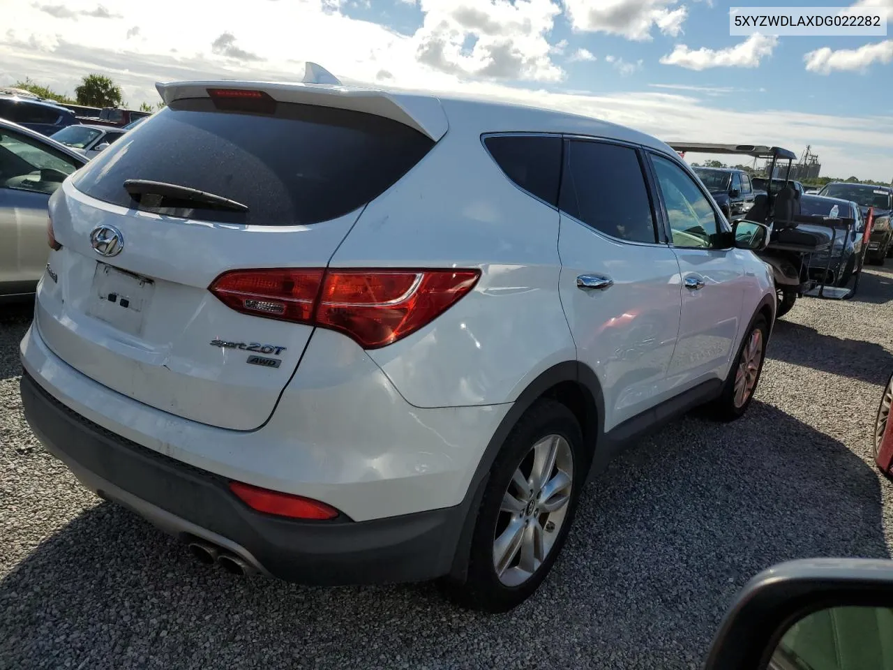 2013 Hyundai Santa Fe Sport VIN: 5XYZWDLAXDG022282 Lot: 74399394