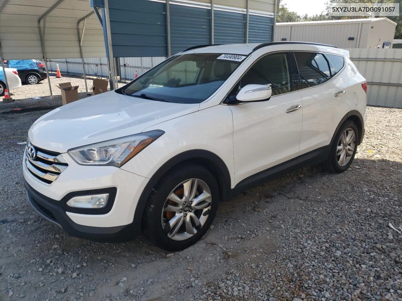 2013 Hyundai Santa Fe Sport VIN: 5XYZU3LA7DG091057 Lot: 74490904