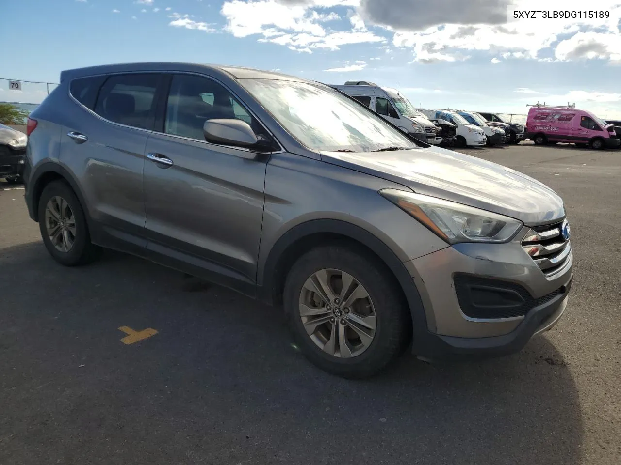 2013 Hyundai Santa Fe Sport VIN: 5XYZT3LB9DG115189 Lot: 74711254