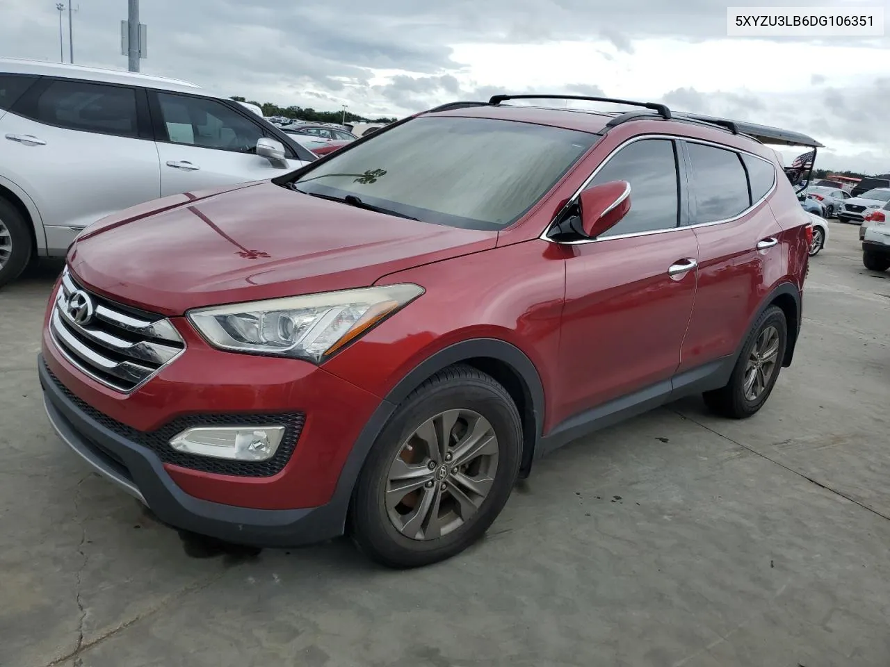 2013 Hyundai Santa Fe Sport VIN: 5XYZU3LB6DG106351 Lot: 74852464