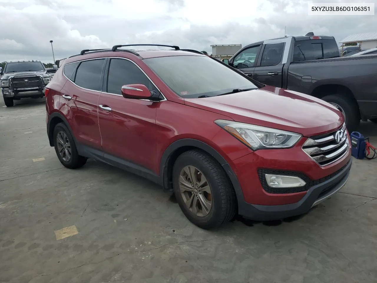 2013 Hyundai Santa Fe Sport VIN: 5XYZU3LB6DG106351 Lot: 74852464