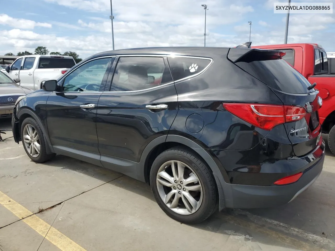 2013 Hyundai Santa Fe Sport VIN: 5XYZWDLA1DG088865 Lot: 75129014