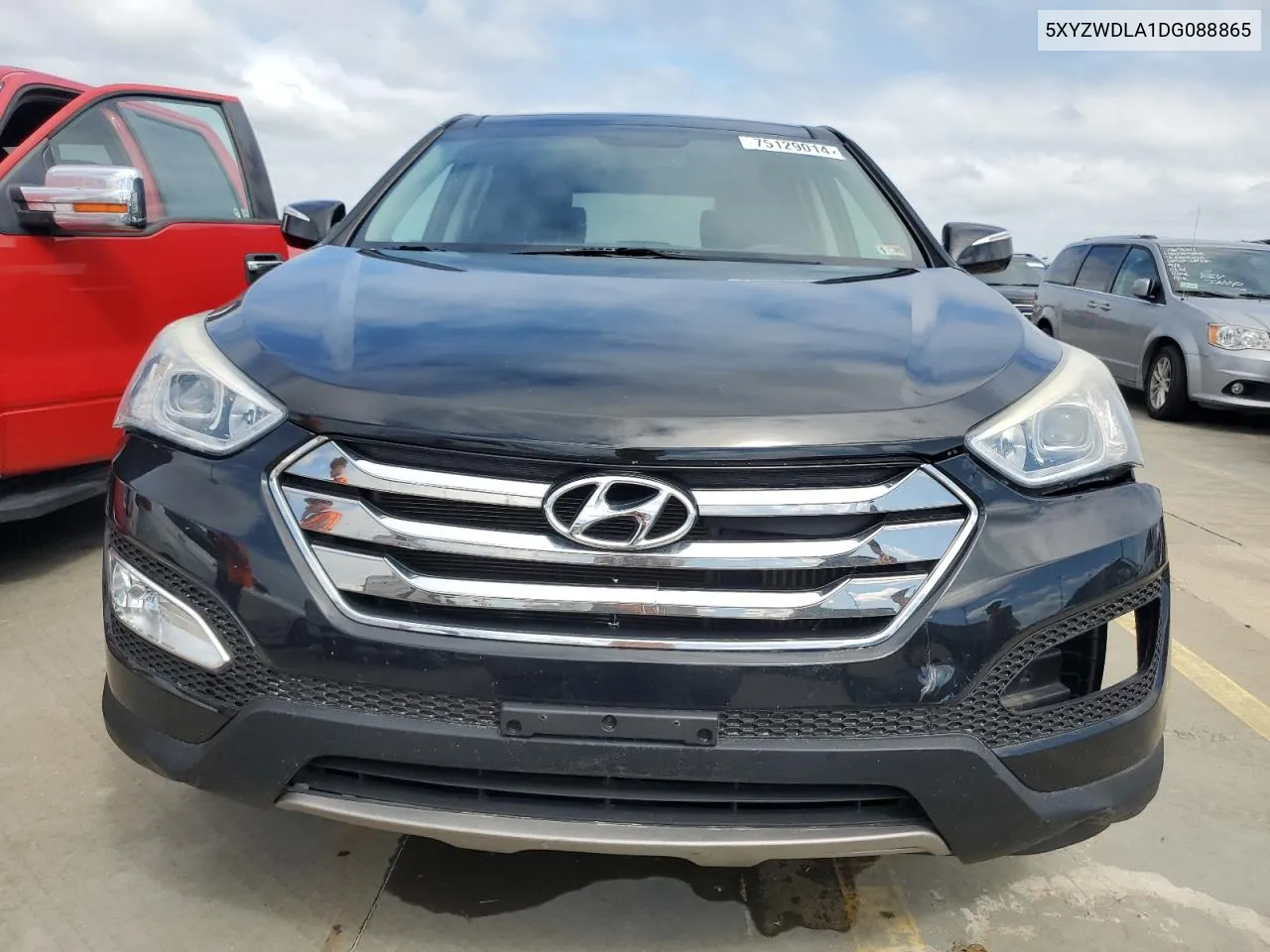 2013 Hyundai Santa Fe Sport VIN: 5XYZWDLA1DG088865 Lot: 75129014