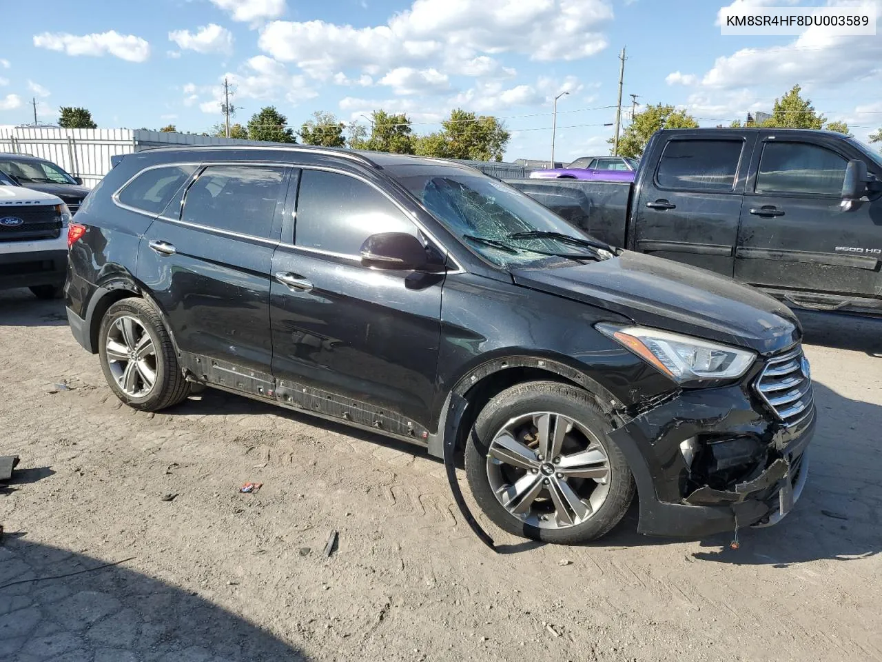 2013 Hyundai Santa Fe Limited VIN: KM8SR4HF8DU003589 Lot: 75165634