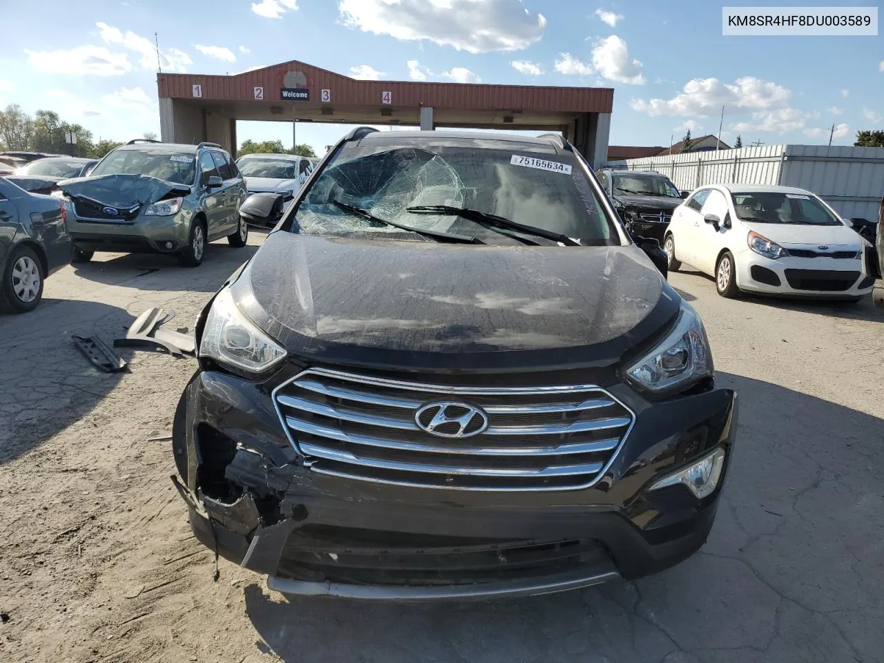 2013 Hyundai Santa Fe Limited VIN: KM8SR4HF8DU003589 Lot: 75165634