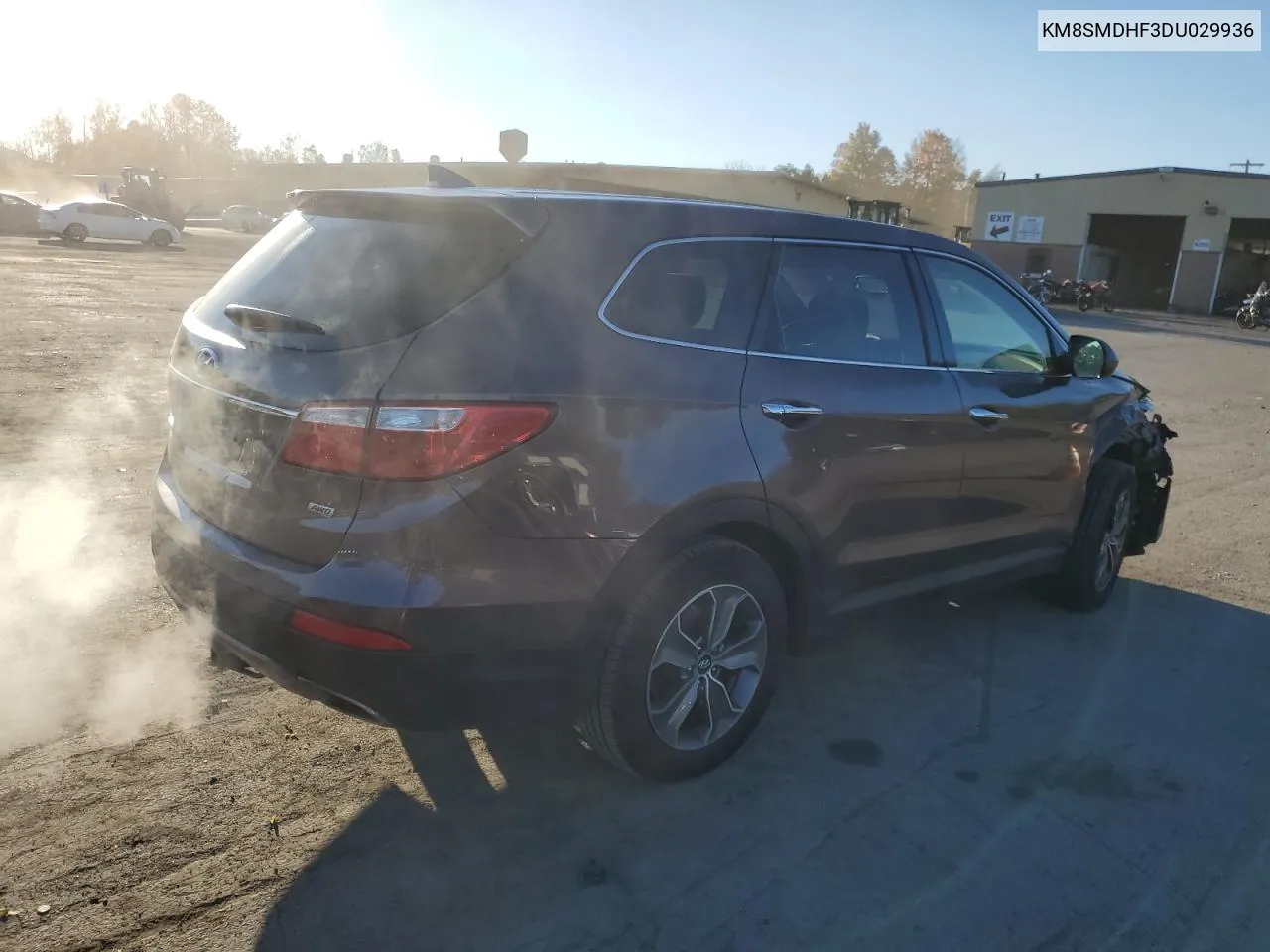 2013 Hyundai Santa Fe Gls VIN: KM8SMDHF3DU029936 Lot: 75187194