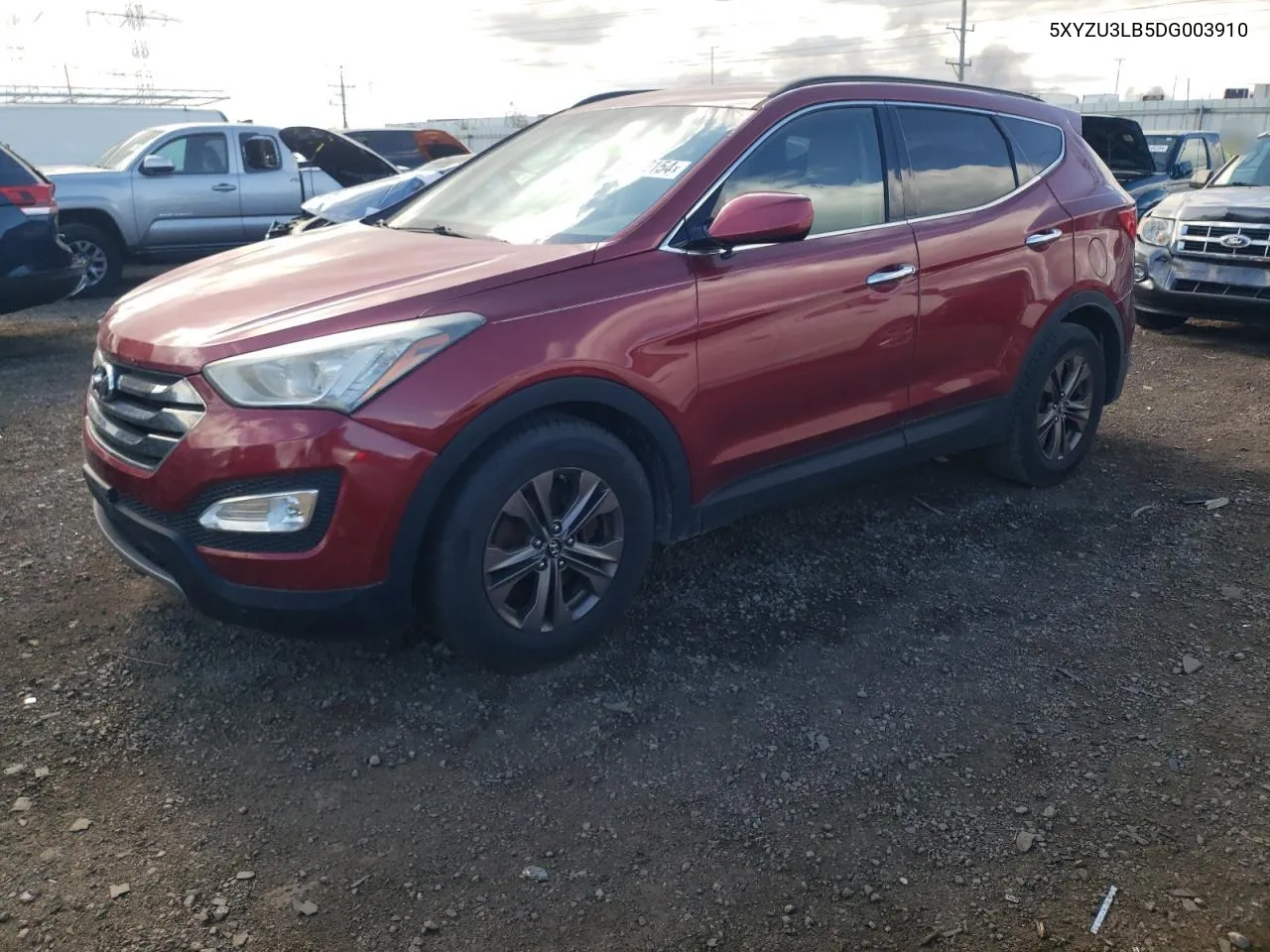 2013 Hyundai Santa Fe Sport VIN: 5XYZU3LB5DG003910 Lot: 75362154