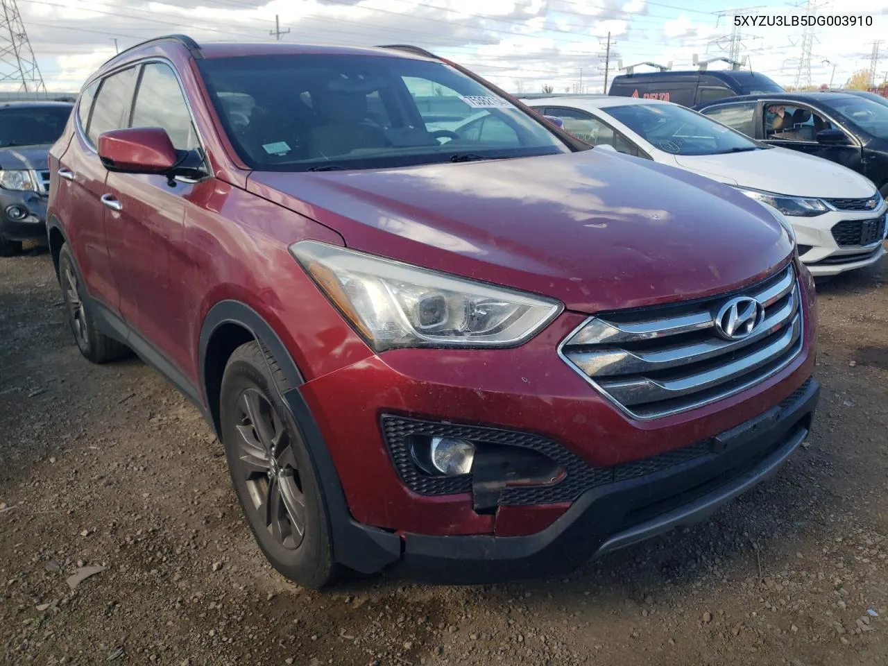 2013 Hyundai Santa Fe Sport VIN: 5XYZU3LB5DG003910 Lot: 75362154