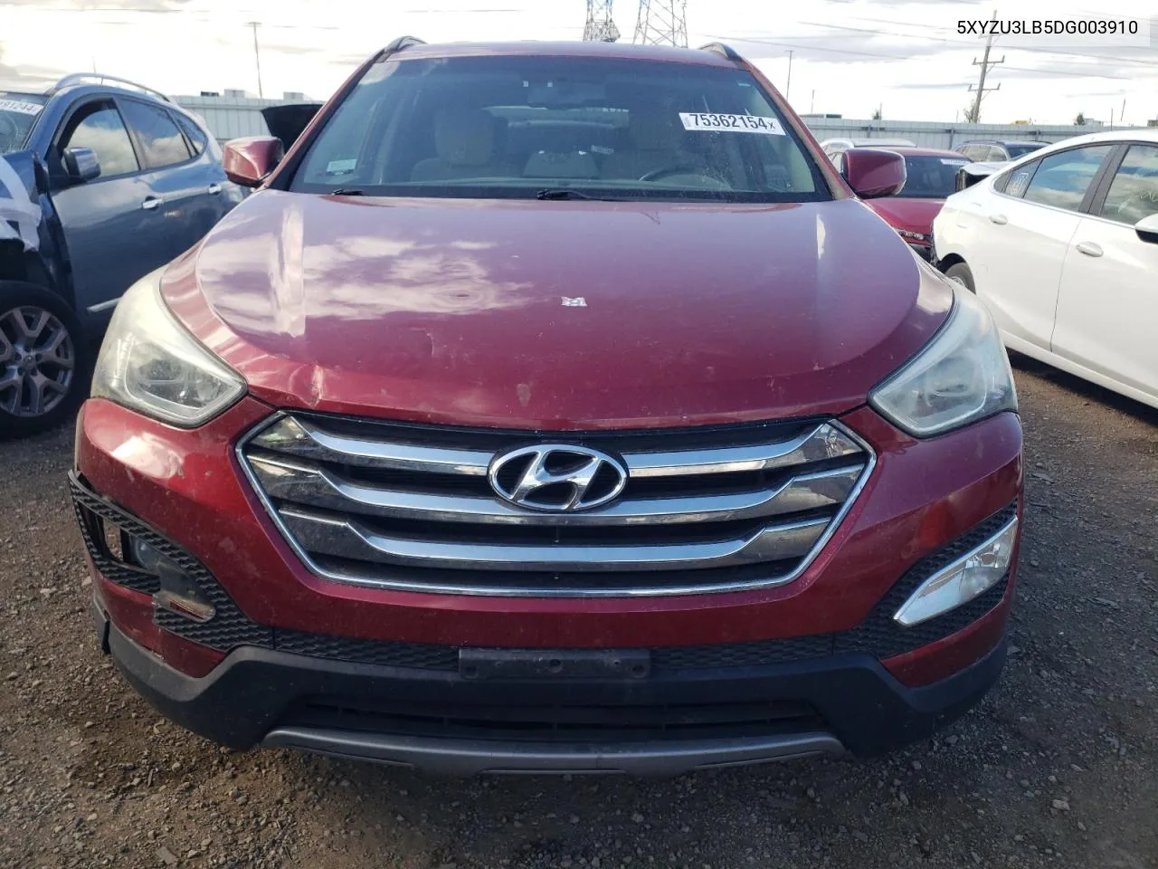 2013 Hyundai Santa Fe Sport VIN: 5XYZU3LB5DG003910 Lot: 75362154