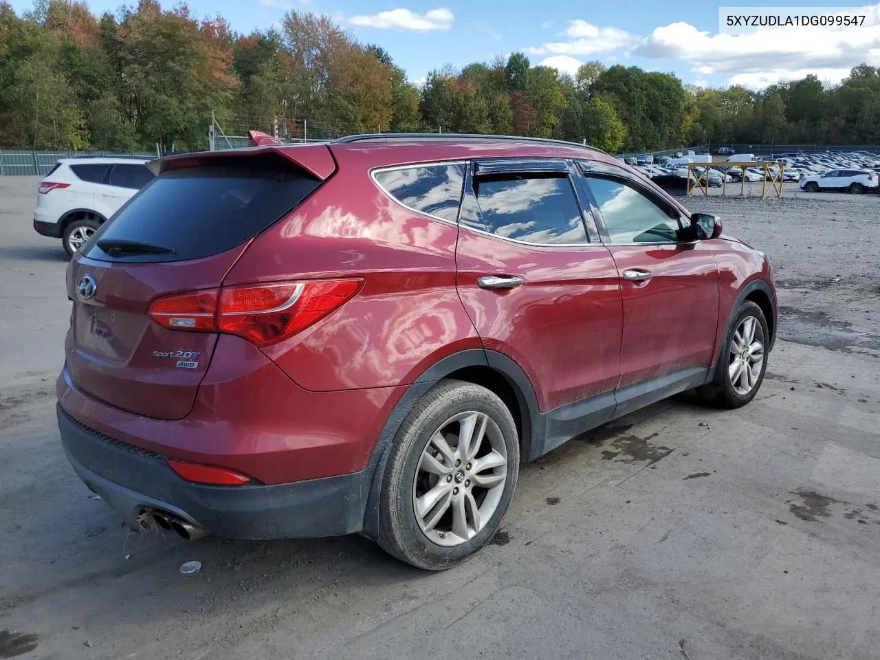 2013 Hyundai Santa Fe Sport VIN: 5XYZUDLA1DG099547 Lot: 75454474