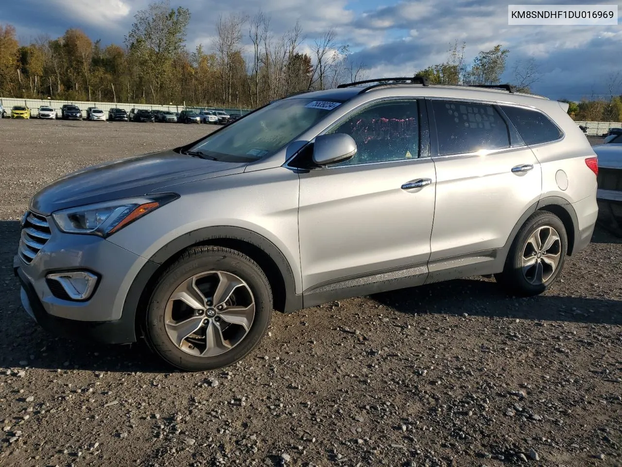 2013 Hyundai Santa Fe Gls VIN: KM8SNDHF1DU016969 Lot: 75539234