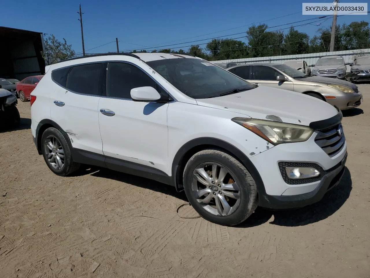 2013 Hyundai Santa Fe Sport VIN: 5XYZU3LAXDG033430 Lot: 75603494