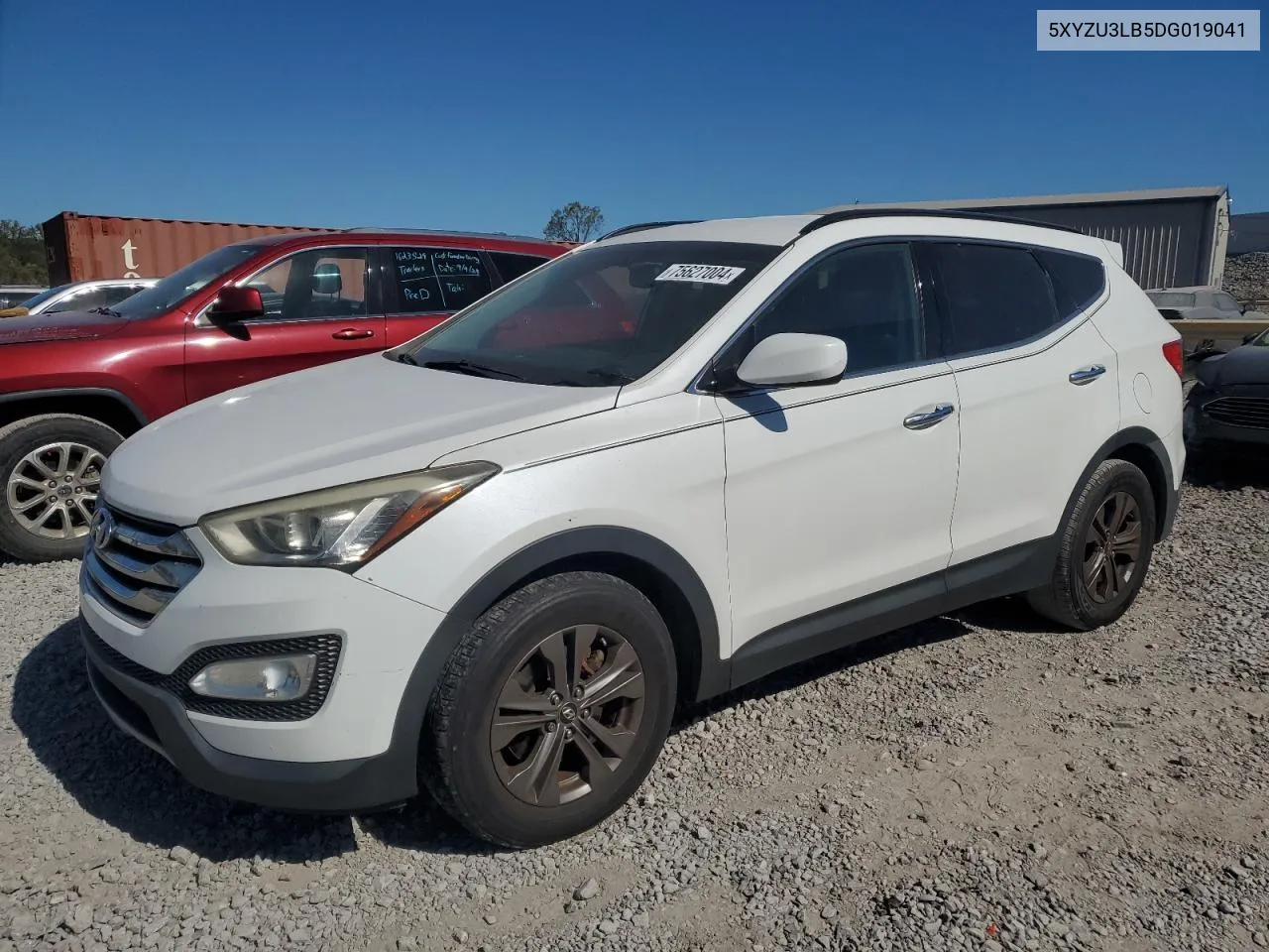 2013 Hyundai Santa Fe Sport VIN: 5XYZU3LB5DG019041 Lot: 75627004