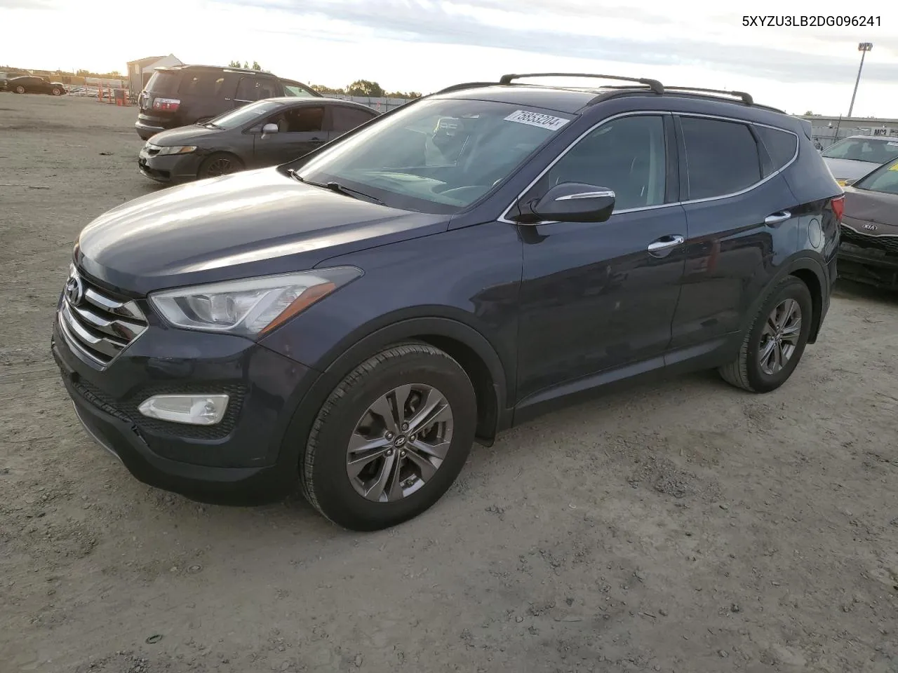 2013 Hyundai Santa Fe Sport VIN: 5XYZU3LB2DG096241 Lot: 75853204