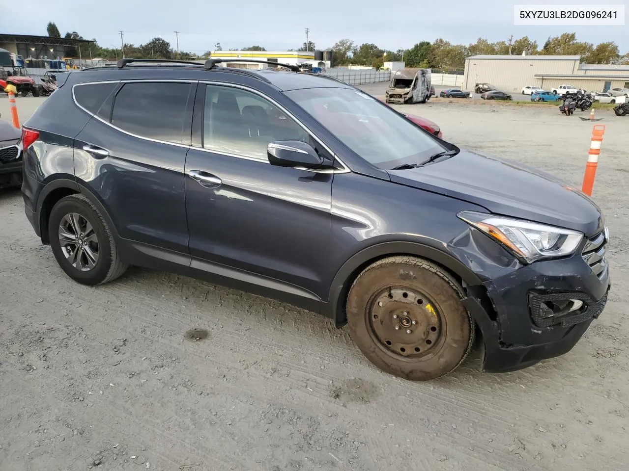 2013 Hyundai Santa Fe Sport VIN: 5XYZU3LB2DG096241 Lot: 75853204