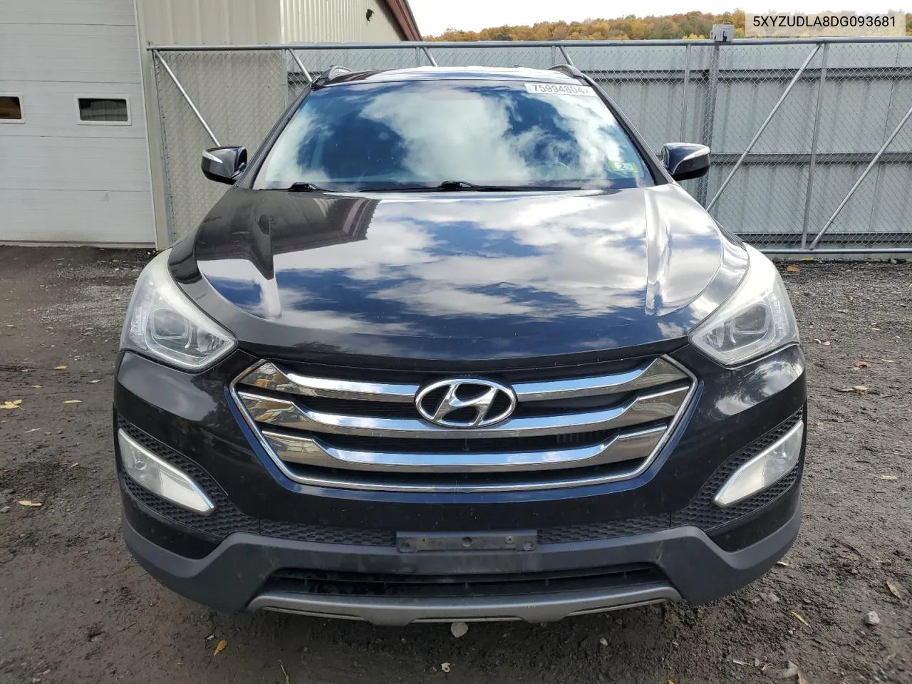 2013 Hyundai Santa Fe Sport VIN: 5XYZUDLA8DG093681 Lot: 75994804