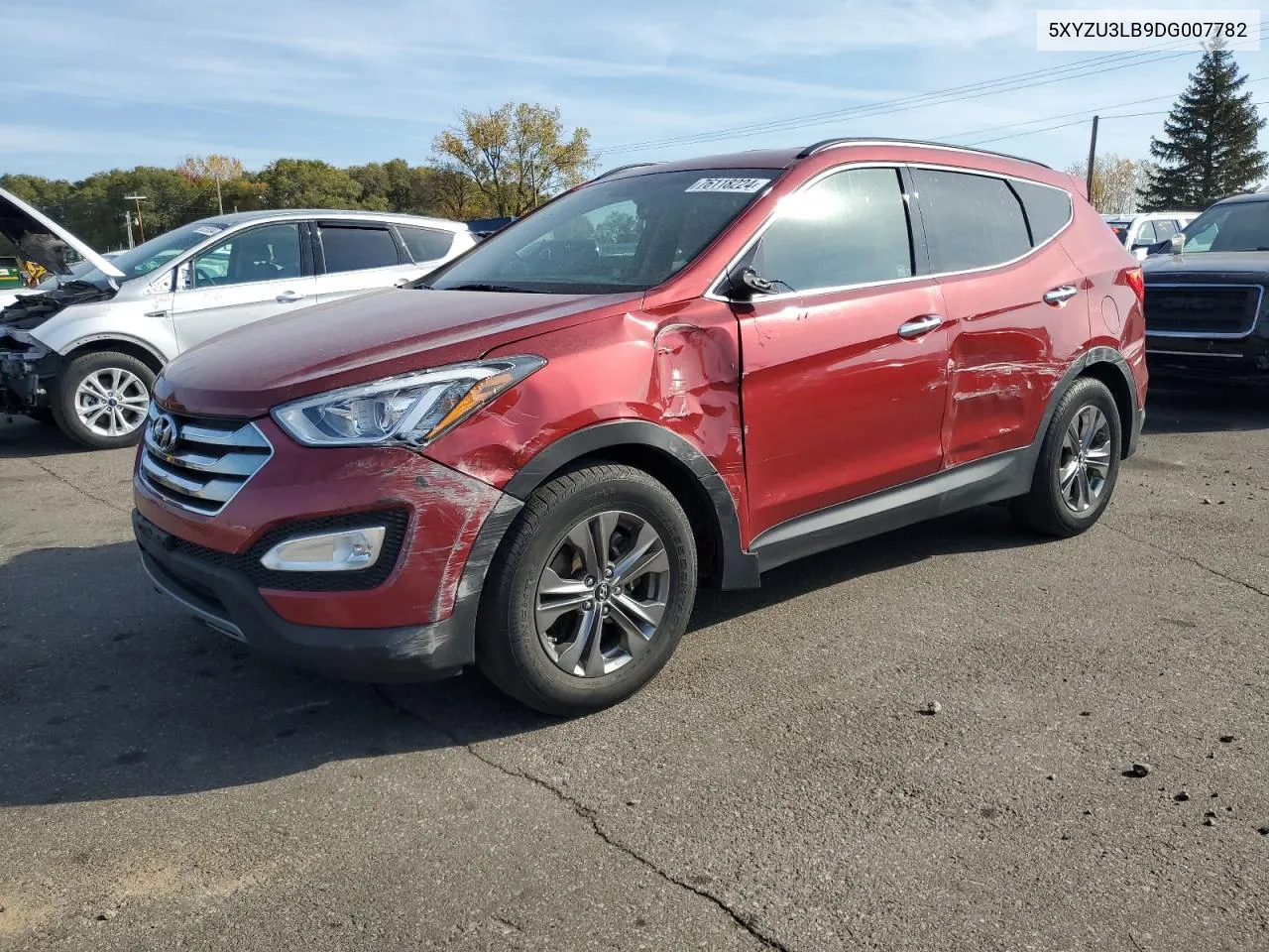 2013 Hyundai Santa Fe Sport VIN: 5XYZU3LB9DG007782 Lot: 76118224