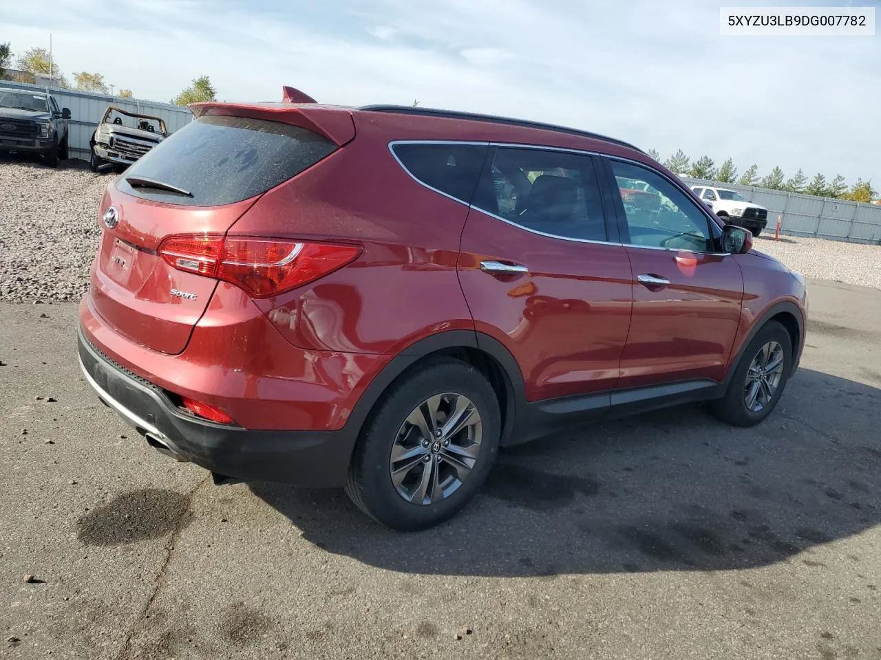 2013 Hyundai Santa Fe Sport VIN: 5XYZU3LB9DG007782 Lot: 76118224