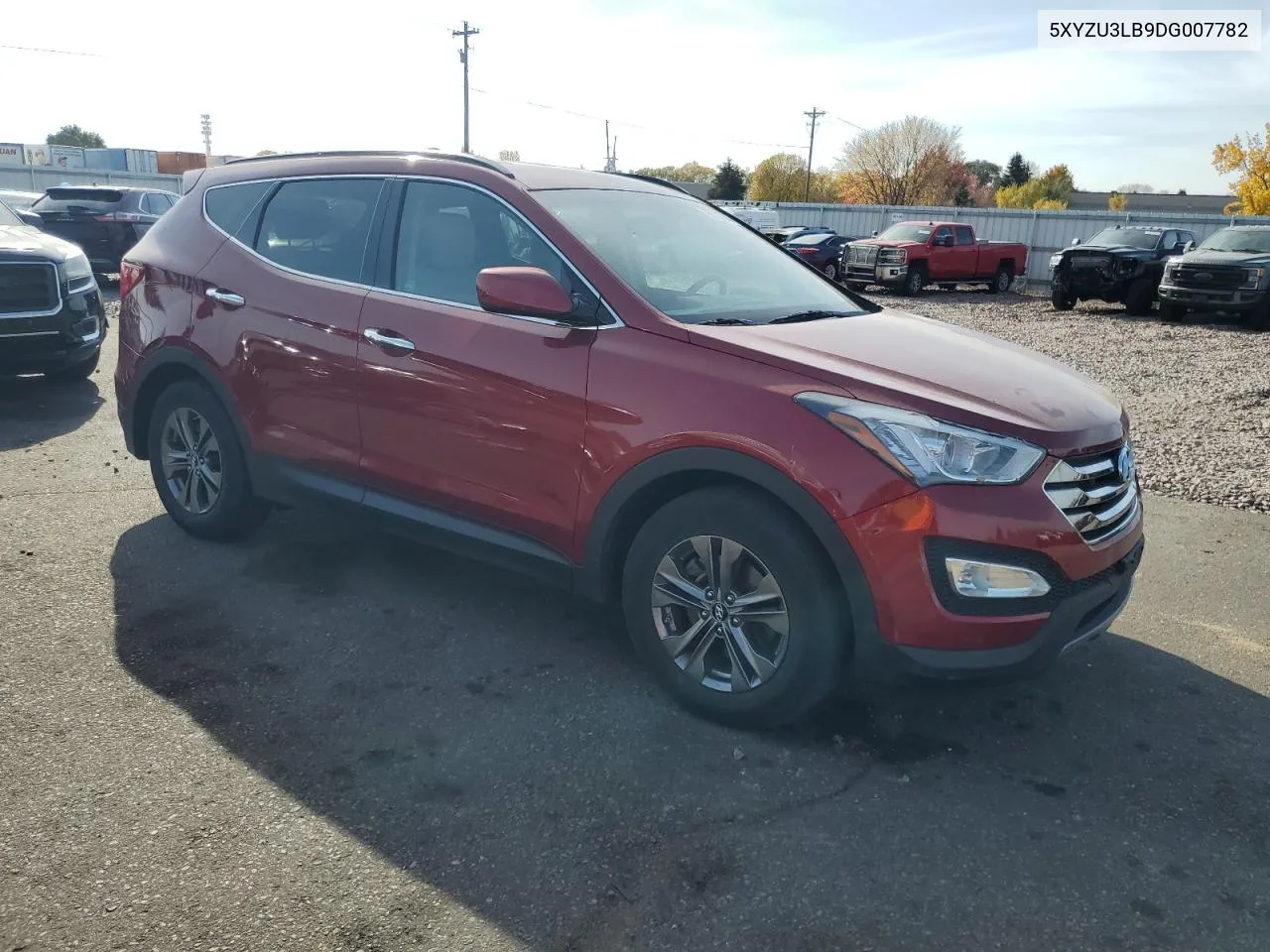 2013 Hyundai Santa Fe Sport VIN: 5XYZU3LB9DG007782 Lot: 76118224