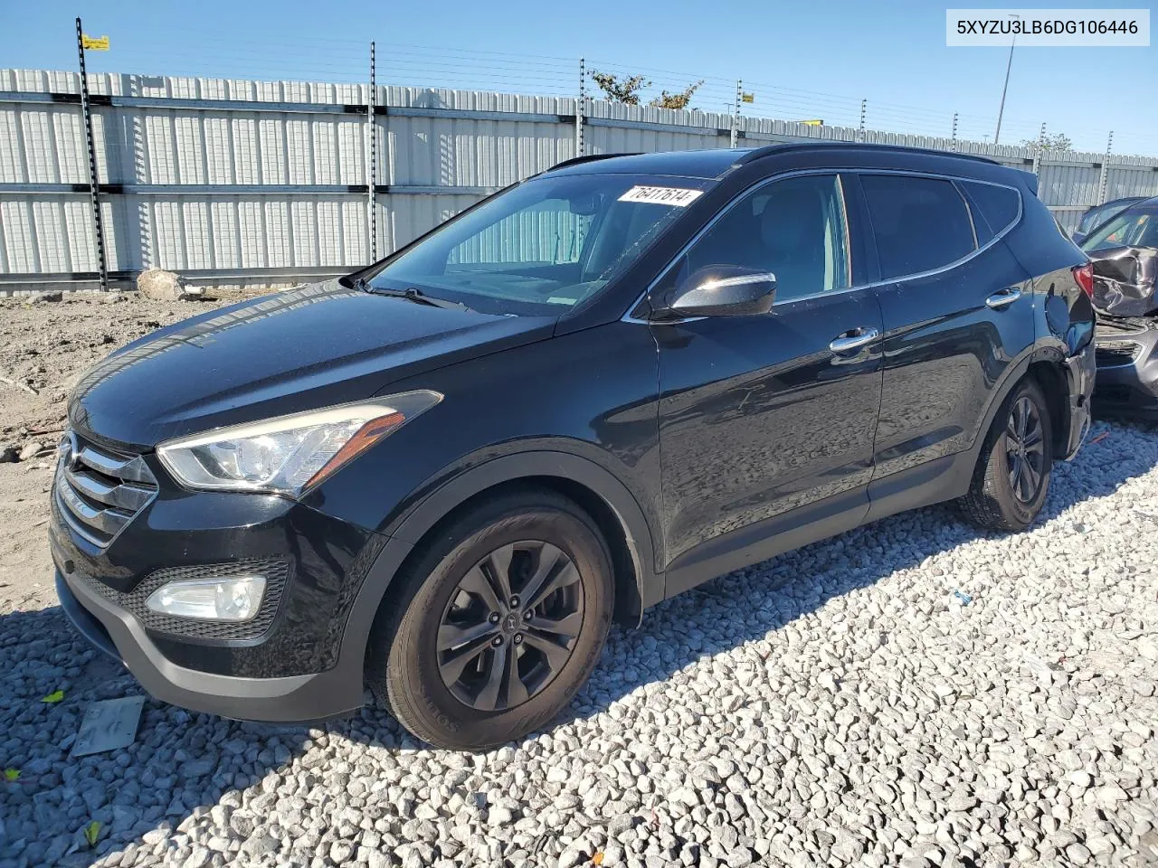 2013 Hyundai Santa Fe Sport VIN: 5XYZU3LB6DG106446 Lot: 76417614