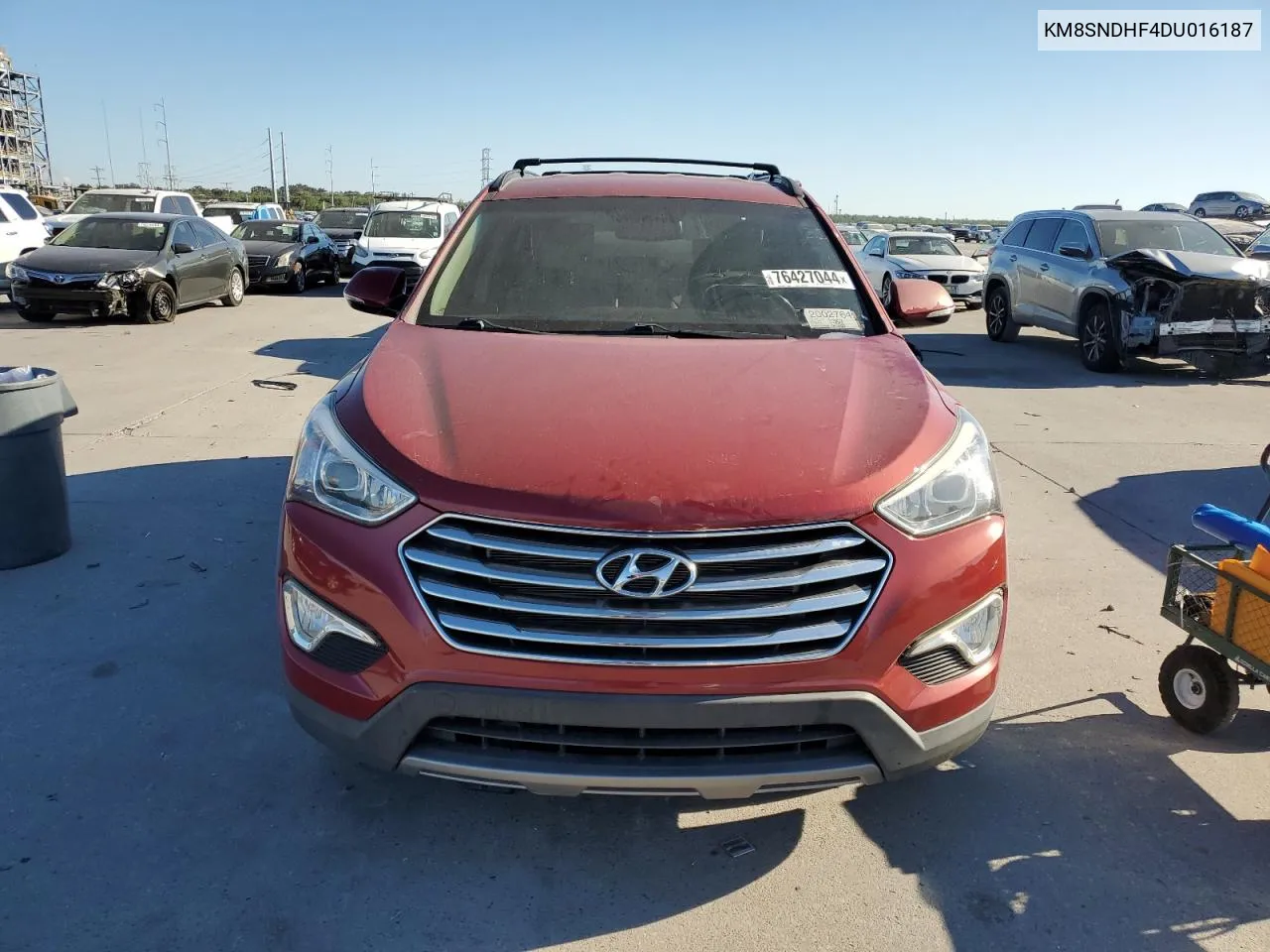 2013 Hyundai Santa Fe Gls VIN: KM8SNDHF4DU016187 Lot: 76427044