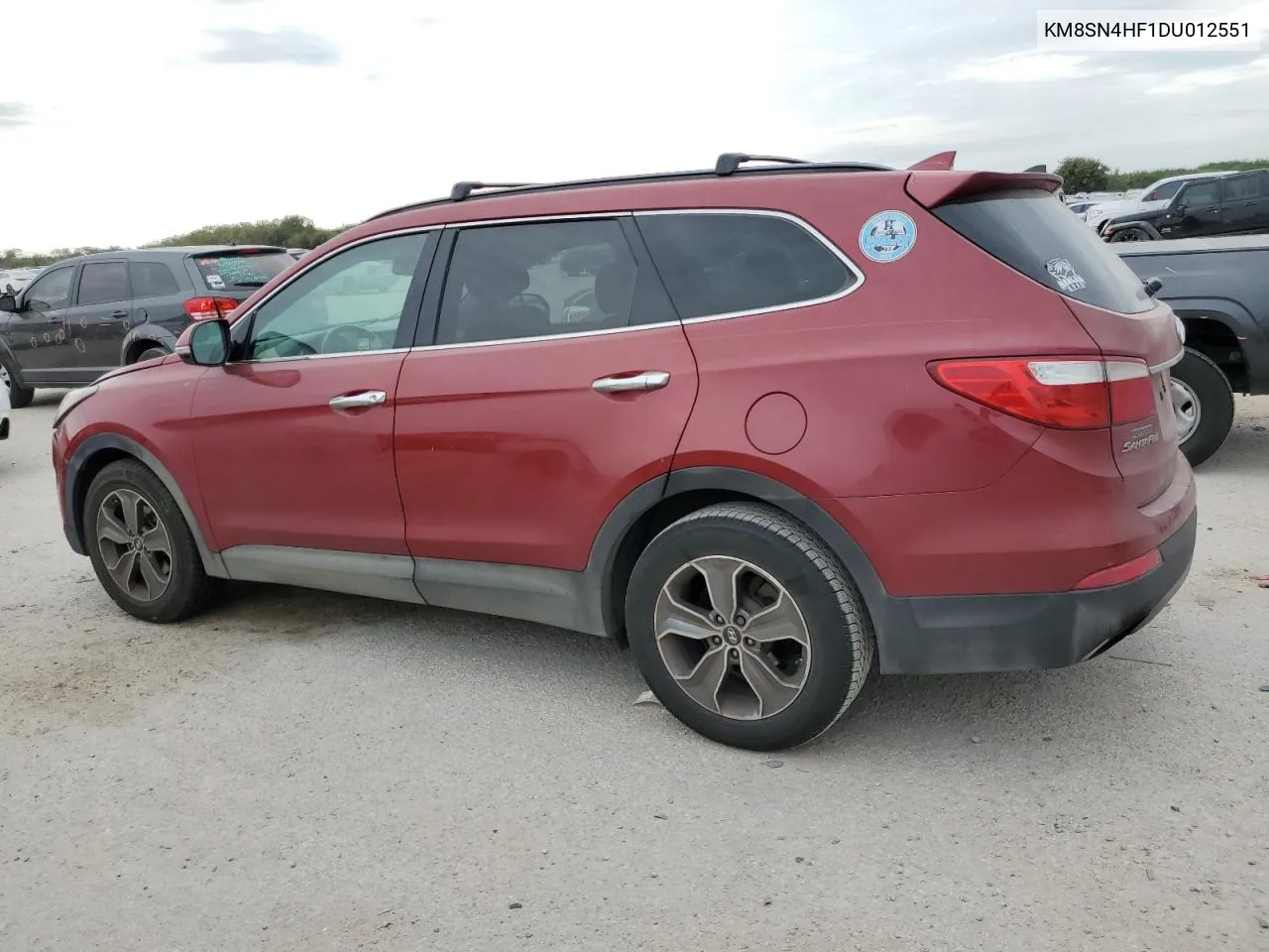 KM8SN4HF1DU012551 2013 Hyundai Santa Fe Gls