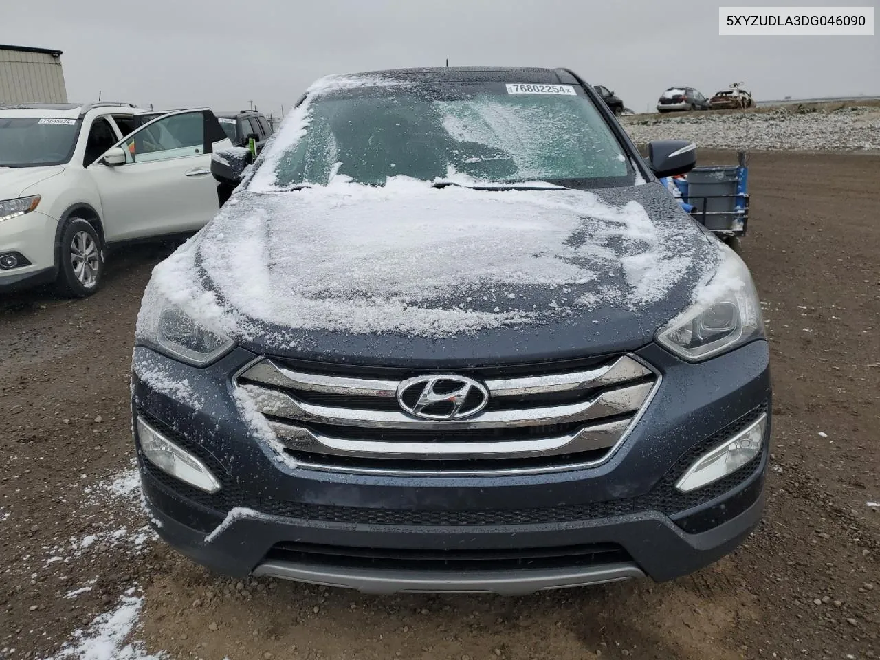 2013 Hyundai Santa Fe Sport VIN: 5XYZUDLA3DG046090 Lot: 76802254