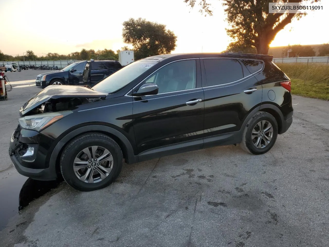 2013 Hyundai Santa Fe Sport VIN: 5XYZU3LB5DG119091 Lot: 77218994