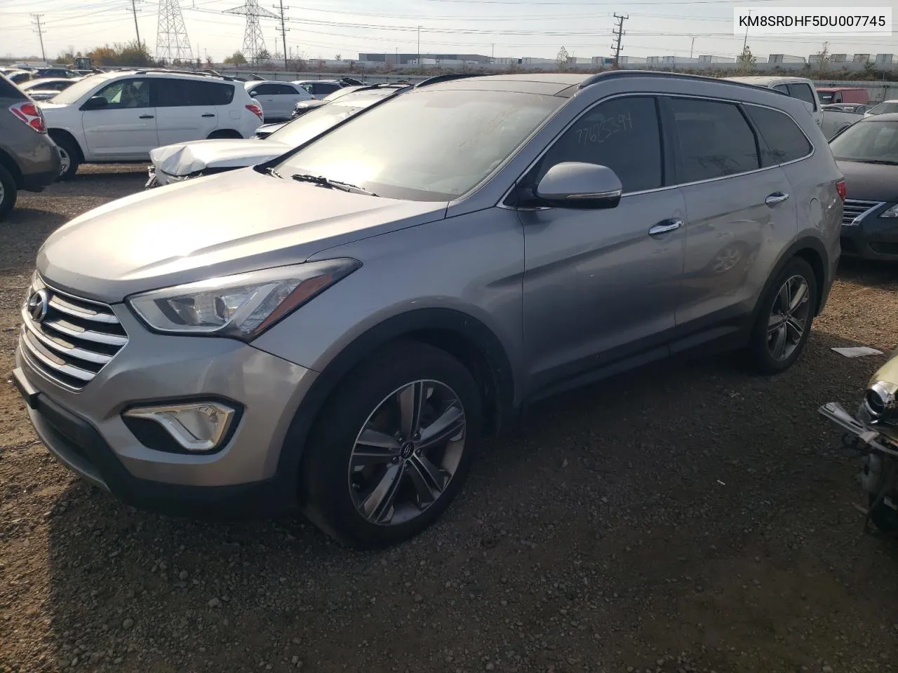 2013 Hyundai Santa Fe Limited VIN: KM8SRDHF5DU007745 Lot: 77623394