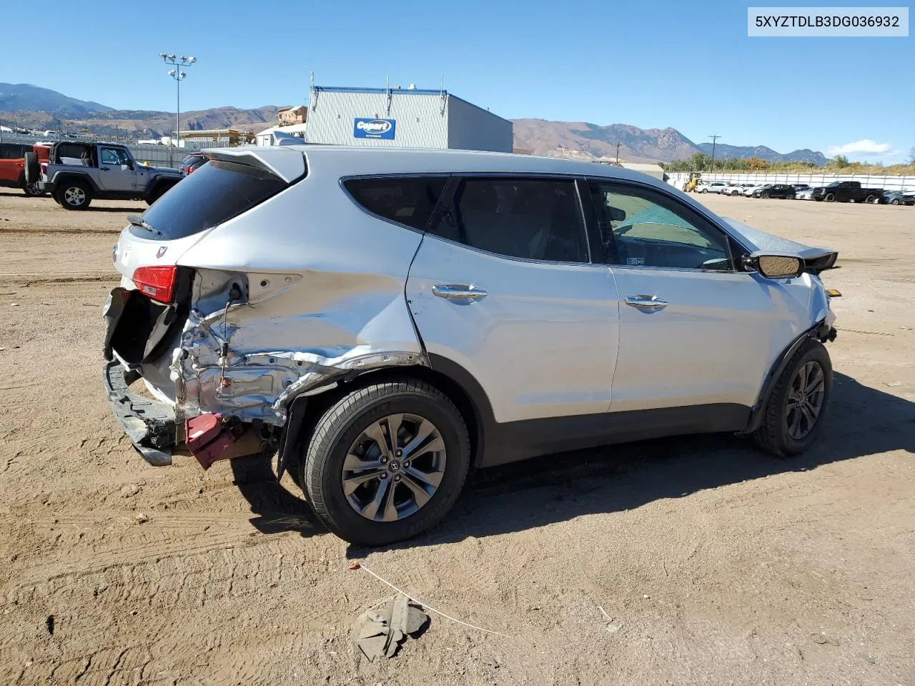 2013 Hyundai Santa Fe Sport VIN: 5XYZTDLB3DG036932 Lot: 77675924