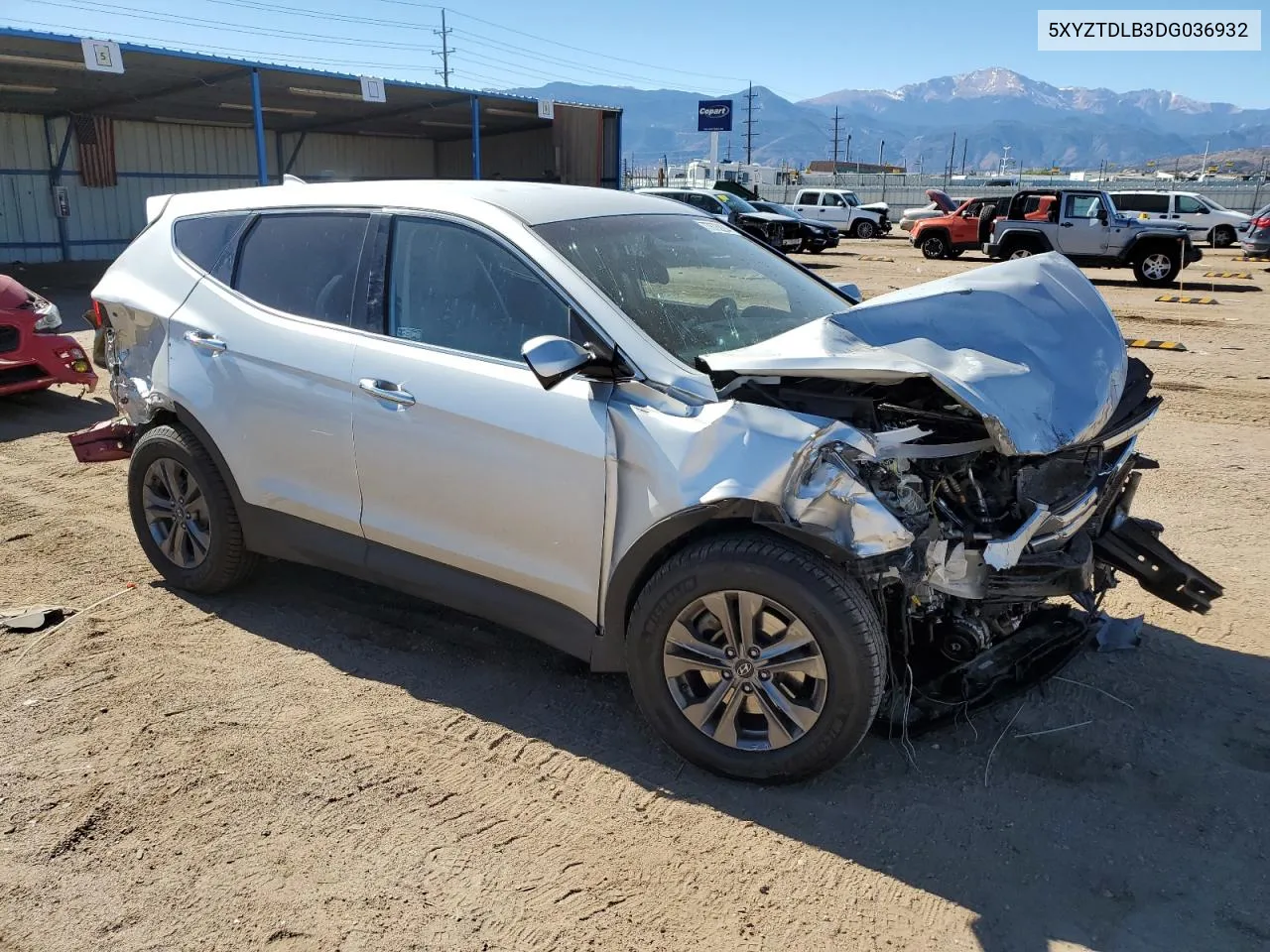 2013 Hyundai Santa Fe Sport VIN: 5XYZTDLB3DG036932 Lot: 77675924