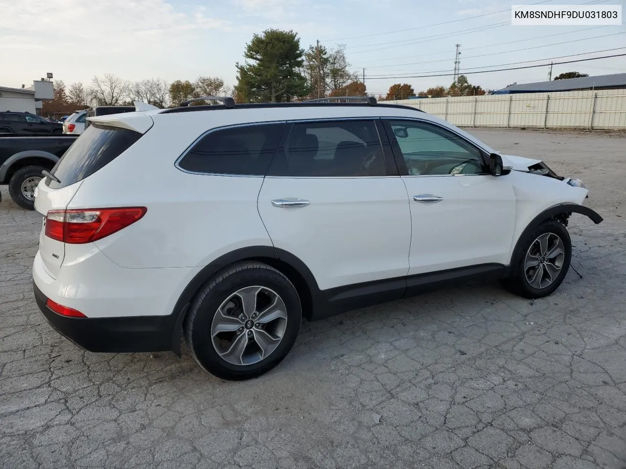 2013 Hyundai Santa Fe Gls VIN: KM8SNDHF9DU031803 Lot: 77729604