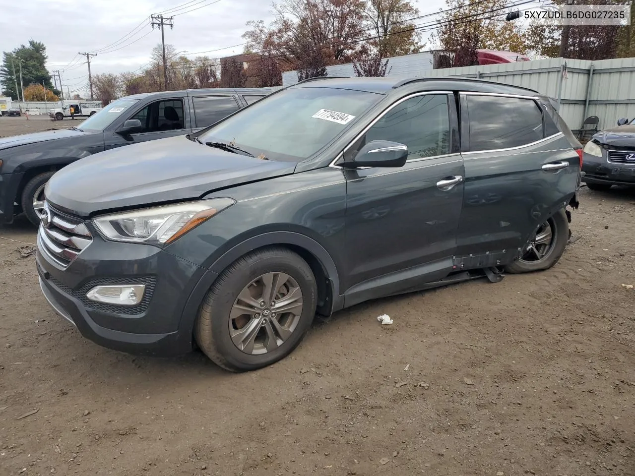 2013 Hyundai Santa Fe Sport VIN: 5XYZUDLB6DG027235 Lot: 77794594