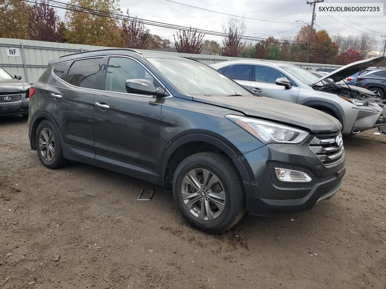 2013 Hyundai Santa Fe Sport VIN: 5XYZUDLB6DG027235 Lot: 77794594