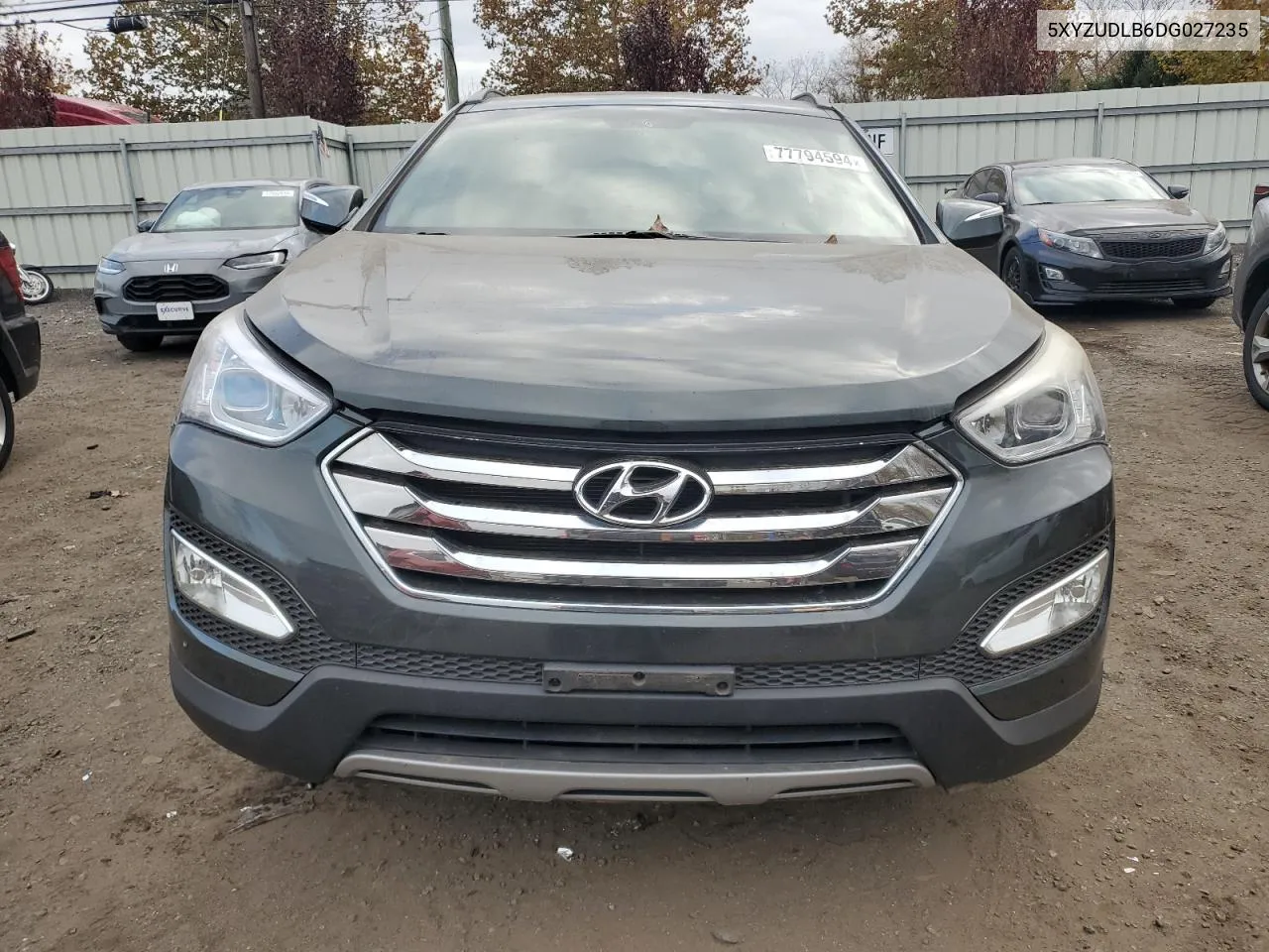 2013 Hyundai Santa Fe Sport VIN: 5XYZUDLB6DG027235 Lot: 77794594