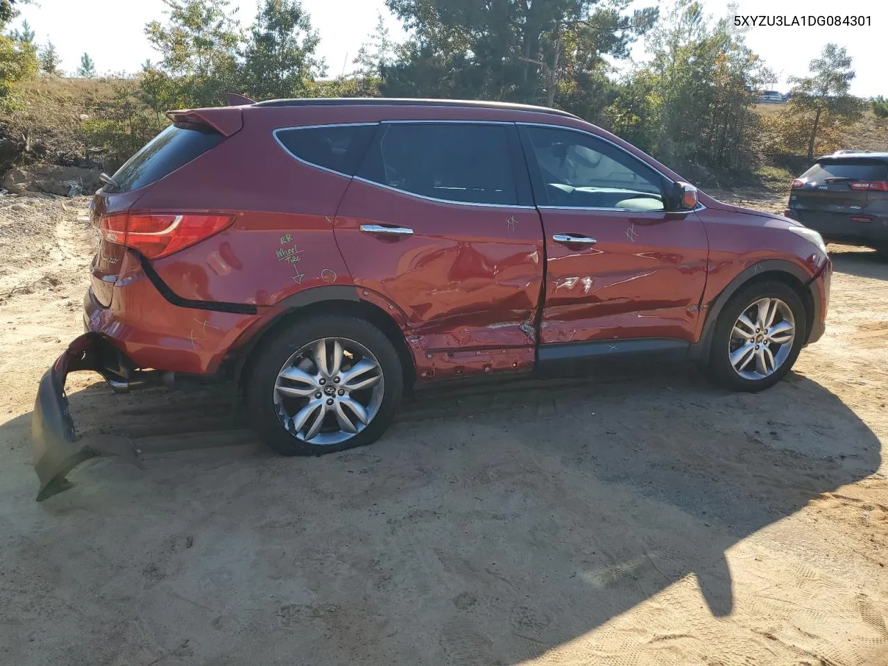 2013 Hyundai Santa Fe Sport VIN: 5XYZU3LA1DG084301 Lot: 77827634