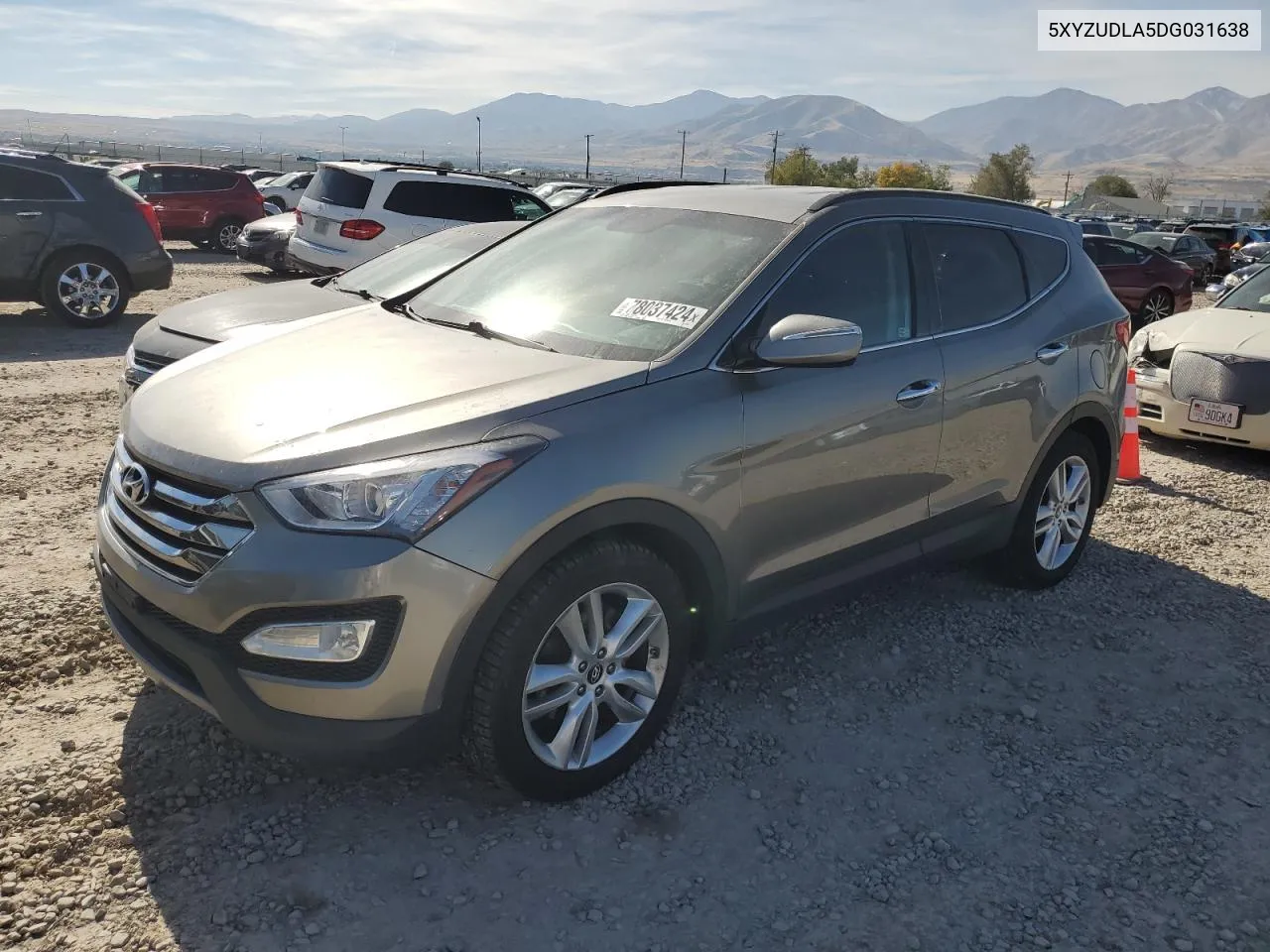 2013 Hyundai Santa Fe Sport VIN: 5XYZUDLA5DG031638 Lot: 78037424