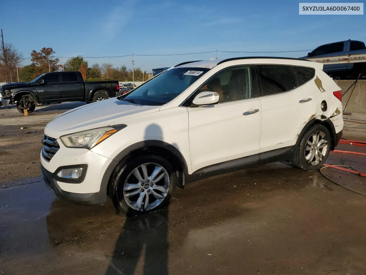 2013 Hyundai Santa Fe Sport VIN: 5XYZU3LA6DG067400 Lot: 78466014