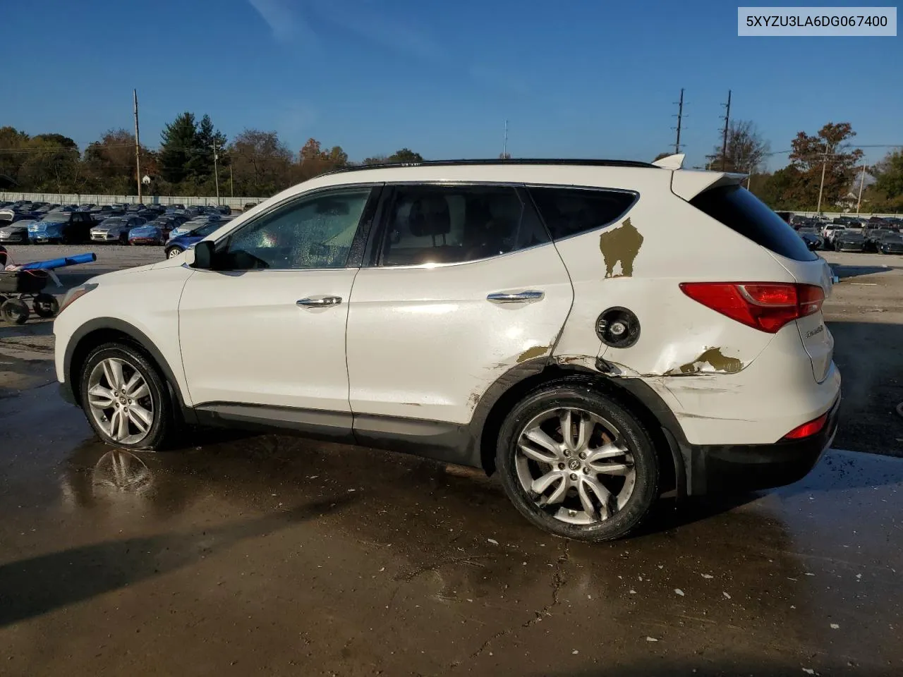 2013 Hyundai Santa Fe Sport VIN: 5XYZU3LA6DG067400 Lot: 78466014