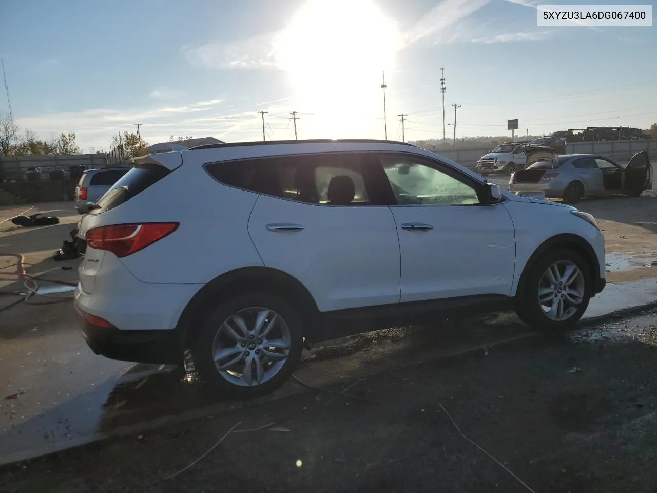 2013 Hyundai Santa Fe Sport VIN: 5XYZU3LA6DG067400 Lot: 78466014