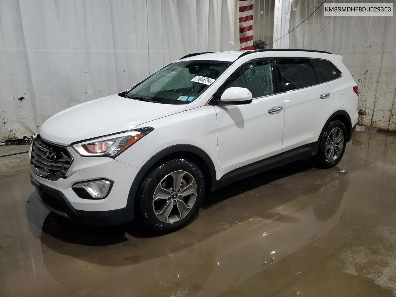 2013 Hyundai Santa Fe Gls VIN: KM8SMDHF8DU029303 Lot: 78656794