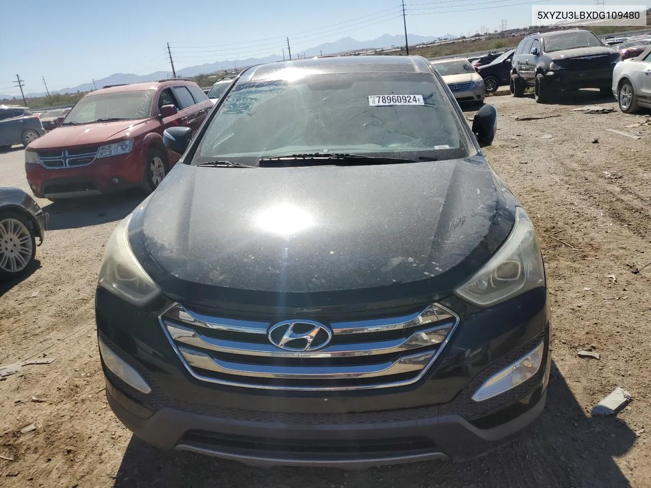 2013 Hyundai Santa Fe Sport VIN: 5XYZU3LBXDG109480 Lot: 78960924