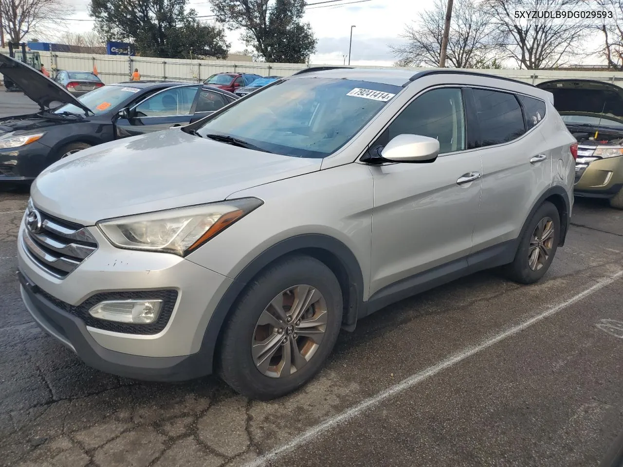 2013 Hyundai Santa Fe Sport VIN: 5XYZUDLB9DG029593 Lot: 79241414