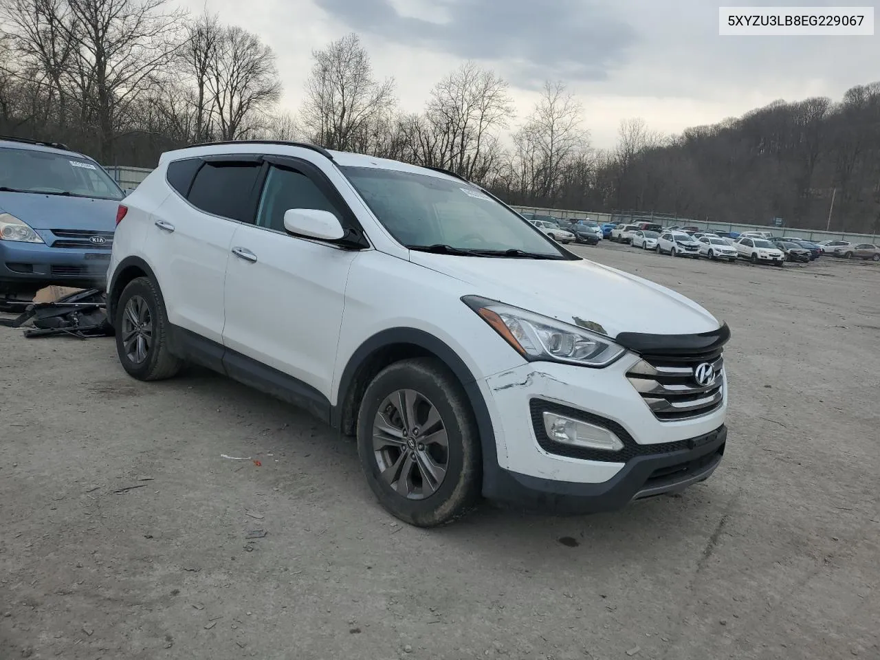 2014 Hyundai Santa Fe Sport VIN: 5XYZU3LB8EG229067 Lot: 44331374