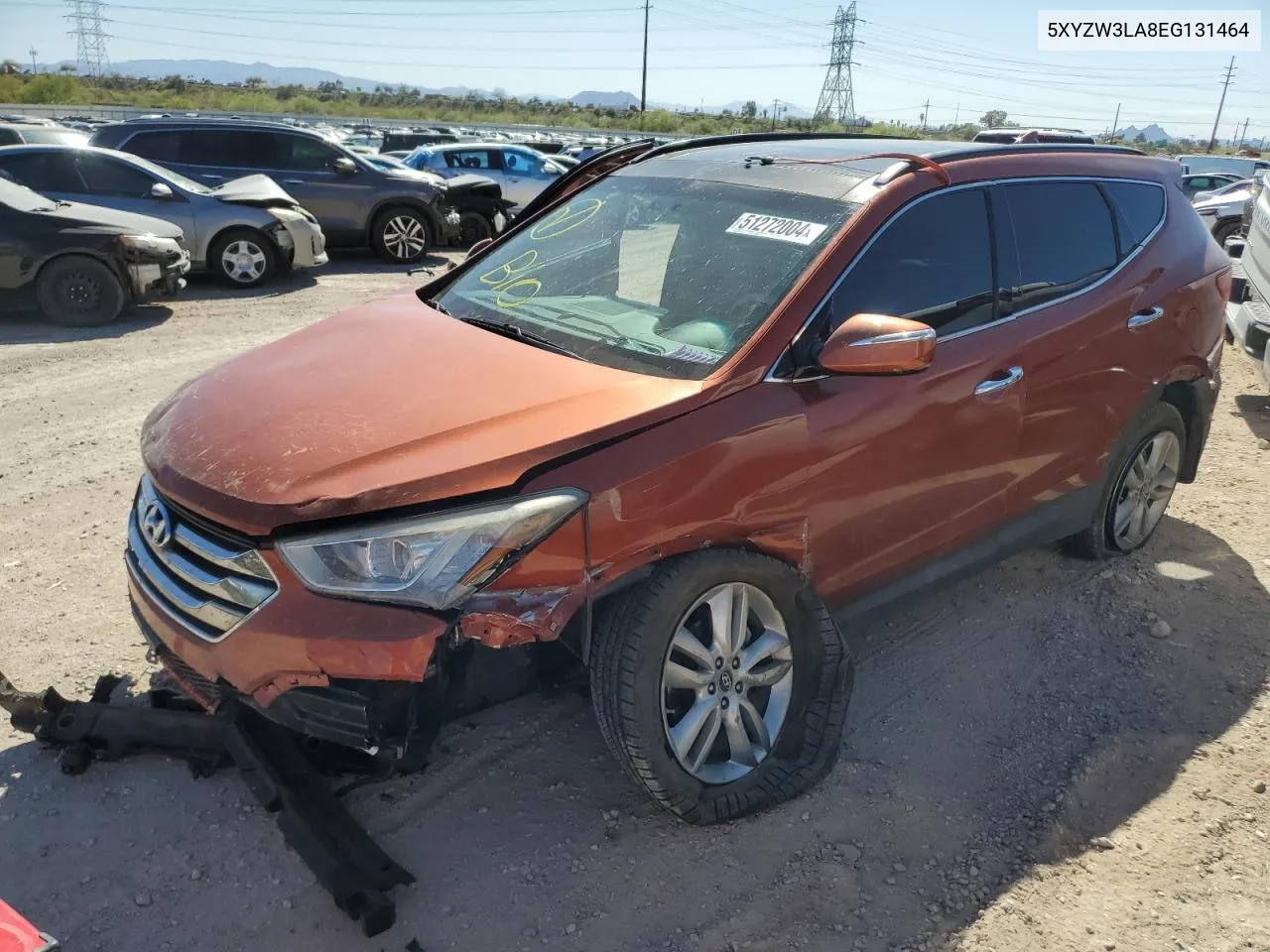 5XYZW3LA8EG131464 2014 Hyundai Santa Fe Sport