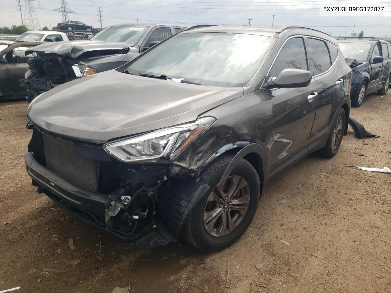 5XYZU3LB9EG172877 2014 Hyundai Santa Fe Sport