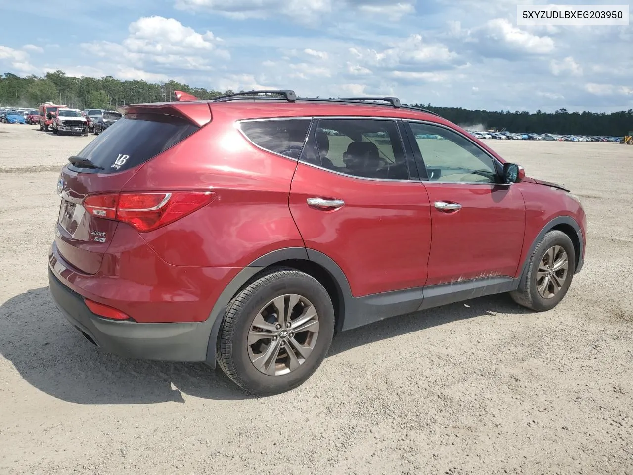 2014 Hyundai Santa Fe Sport VIN: 5XYZUDLBXEG203950 Lot: 58877624