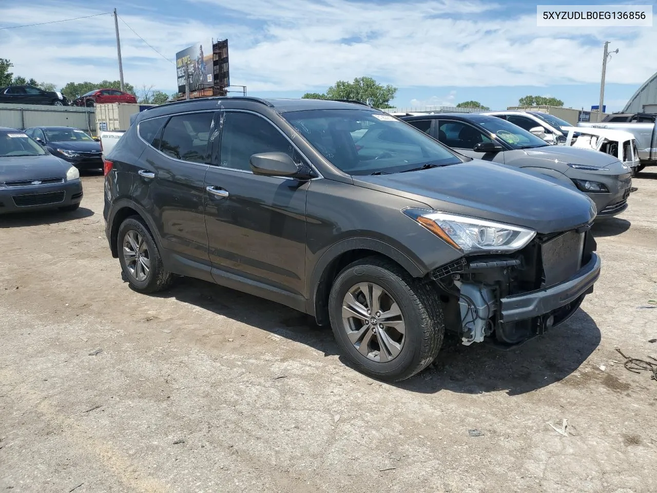 5XYZUDLB0EG136856 2014 Hyundai Santa Fe Sport