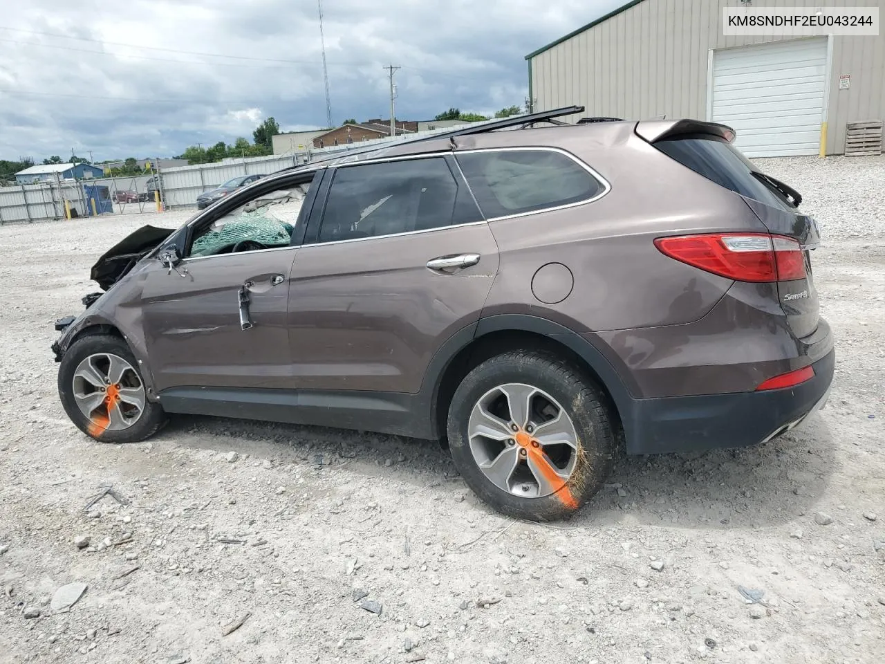 2014 Hyundai Santa Fe Gls VIN: KM8SNDHF2EU043244 Lot: 61987534